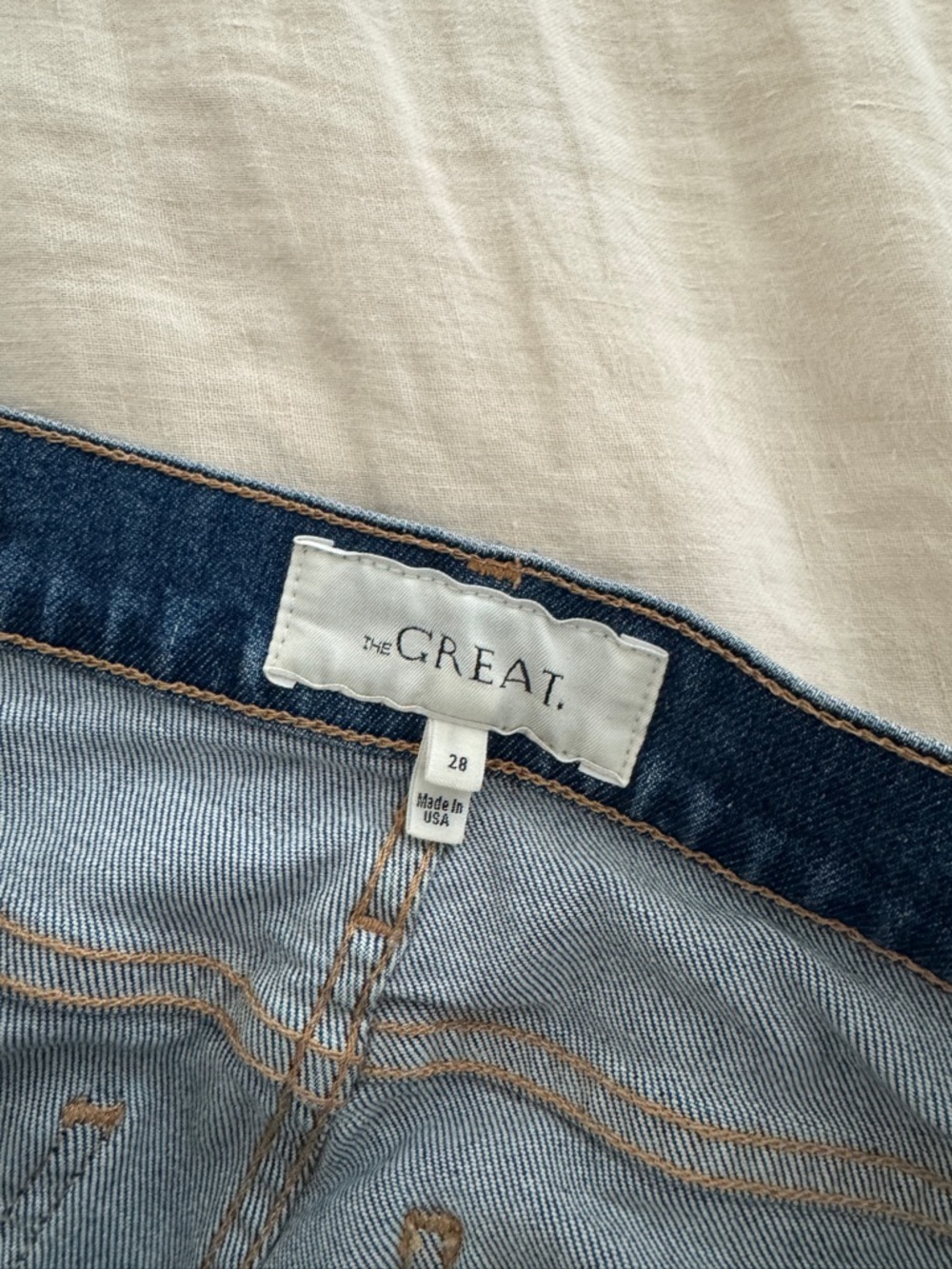 The Great. The Almost Skinny Jeans *Paint Marks* - Picture 8 of 10